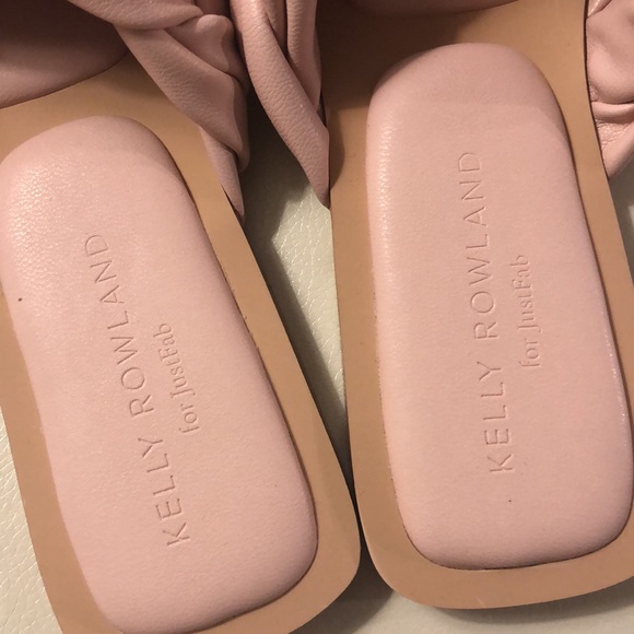 Lavender Lilac flat braided sandals - Picture 4 of 4